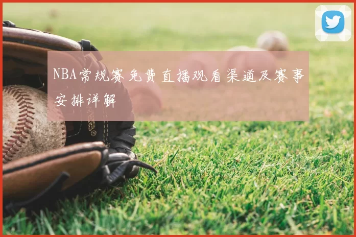 NBA常规赛免费直播观看渠道及赛事安排详解
